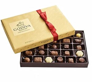 godivas belgium goldmark assorted chocolate 10.9 oz exclusive box of 1