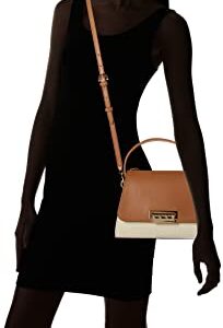 ZAC Zac Posen Eartha Zip Top Crossbody Bag, Camel