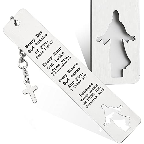 Psalm 139:17 Inspirational Bookmarks Gifts for Women, Men, Book Lover, Christian Gifts for Women, Men, Girls, Boys, Religious Gifts for Daughter, Son, Faith Gifts for Men,Teen, Women, Kids, Readers