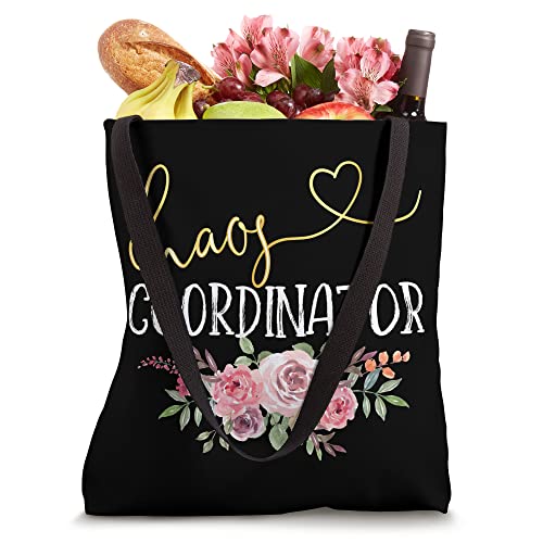 Chaos Coordinator Mom Women Nurse Teacher Christmas Mother's Tote Bag