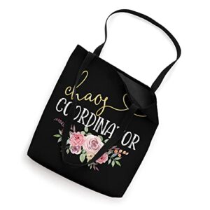 Chaos Coordinator Mom Women Nurse Teacher Christmas Mother's Tote Bag