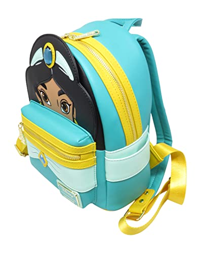 Loungefly Disney Alladin Princess Jasmine Cosplay Womens Double Strap Shoulder Bag Purse