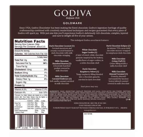 Godiva Goldmark Assorted Chocolates Giftbox - 11pc