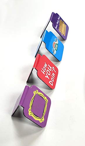 Ata-Boy Friends Bookmark, Friends TV Show Magnetic Bookmarks (4 Set) Friends Gifts & Merchandise…
