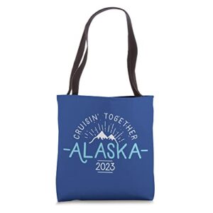 matching family friends and group alaska cruise 2023 tote bag