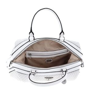 GUESS Hassie Soho Satchel White One Size