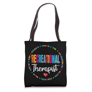 recreational therapist recreation therapy therapeutic tote bag