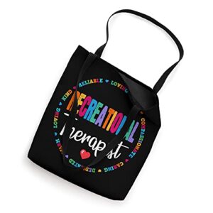 Recreational Therapist Recreation Therapy Therapeutic Tote Bag