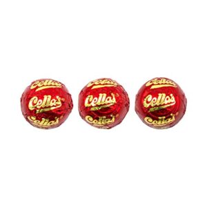 Cella's Dark Chocolate Covered Cherries – Premium Cherry Cordial Candies – Individually Wrapped with Display Box (72-Count Box - 2.25 Pounds)