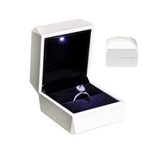 ring box with light make your proposal memorable with this engagement ring box with designated led ring light to really make that wedding ring shine by vaparis