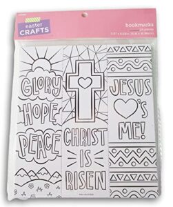 easter craft bookmarks – ”he is risen” theme – makes 24