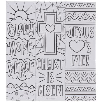 Easter Craft Bookmarks - ''He is Risen'' Theme - Makes 24