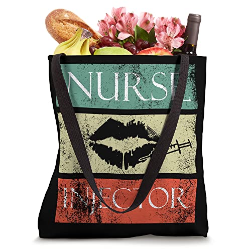 Vintage Nurse Injector Retro Aesthetic Nurse Injector Tote Bag