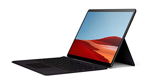 Microsoft Surface Pro X – 13" Touch-Screen – Microsoft SQ1 - 8GB Memory - 256GB Solid State Drive – WIFI + 4G LTE – Matte Black with Surface Pro X Signature Keyboard with Slim Pen, QWZ-00001