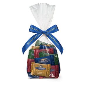 ghirardelli assorted chocolate squares gift bag, 40 pc
