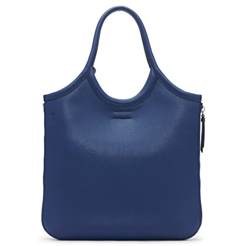 Calvin Klein Gabrianna Novelty Slim Side Zip Tote, Medieval Blue