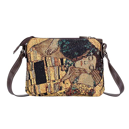 Signare Tapestry Women Bags inspired by Gustav Klimt (XB02-ART-GK-GDKS)