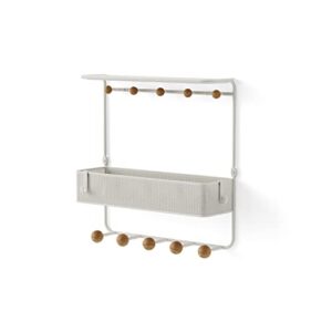 umbra estique multi-use organizer, w/shelf, white