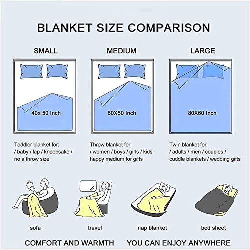 XCRUPYT Super Soft My Flannel Hero Throw Blanket,for Bed, Sofa, Camping,for ACA-Demia Cold Cinema Or Travel,Gift for Your Family and Friend 50 inch X40 inch , Black