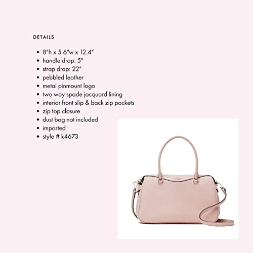 Kate Spade New York Mimi Pebbled Leather Satchel (Rose Smoke)