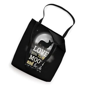 Cardigan Welsh Corgi Love To The Moon Tote Bag