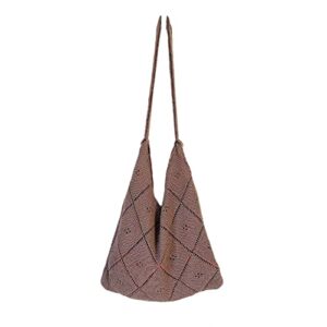 fairycore hobo bag for women fairy grunge aesthetic hobo bag aesthetic tote bag fairy grunge accessories (brown)