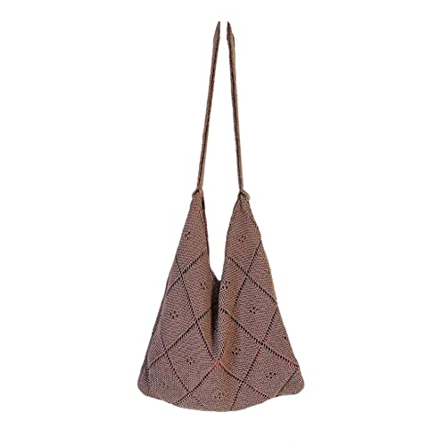 Fairycore Hobo Bag for Women Fairy Grunge Aesthetic Hobo Bag Aesthetic Tote Bag Fairy Grunge Accessories (Brown)