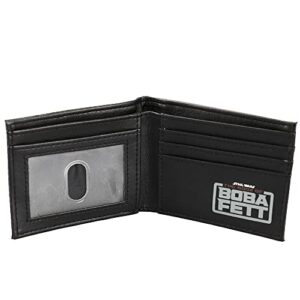 Star Wars Boba Fett Nylon Bifold with Zipper and Rubber Patch