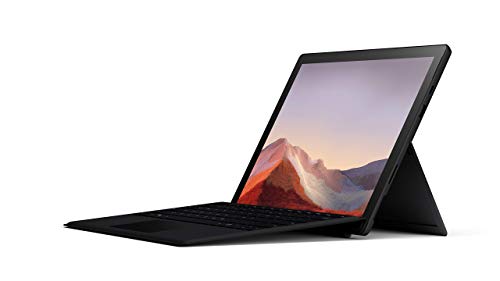 Microsoft Surface Pro 7  12.3" Touch-Screen - 10th Gen Intel Core i5 - 8GB Memory - 256GB SSD (Latest Model)  Matte Black with Black Type Cover, Model:QWV-00007 (Renewed)