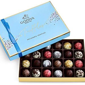 Godiva Chocolatier Patisserie Dessert Truffles Assorted Chocolate Gift Box, 24-Ct, 16.04 oz