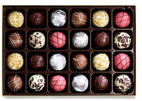 Godiva Chocolatier Patisserie Dessert Truffles Assorted Chocolate Gift Box, 24-Ct, 16.04 oz