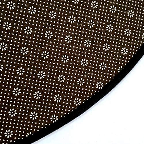 LHGBGBLN 3D Round Carpet Smiley face Pattern Area Carpet Anti-Slip mat Abstract Floor mat Computer Chair Cushion Home Decoration, 60 cm (24 inches) in diameter