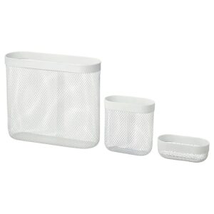 skådis storage basket, set of 3, white 505.177.60