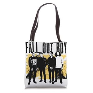 fall out boy – photo block tote bag