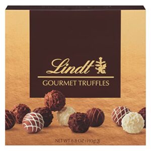 lindt gourmet chocolate truffles gift box, 6.8 oz.