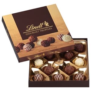 Lindt Gourmet Chocolate Truffles Gift Box, 6.8 oz.