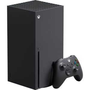microsoft xbox series x gaming 1tb console black + 1 xbox wireless controller, true 4k streaming, wi-fi, 3d spatial sound. high speed hdmi cable