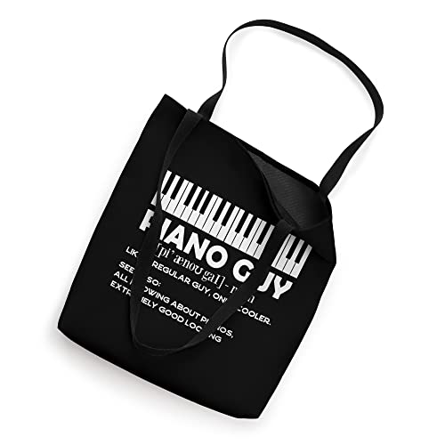 Piano Guy Grand Piano Pianist Piano Player Keyboard Tote Bag