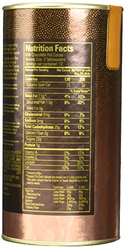 Godiva Milk Chocolate Hot Cocoa Canister 13.1oz (2 canister)