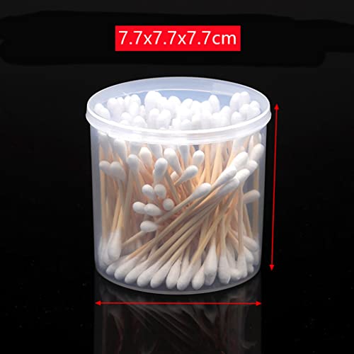 14Pcs Transparent Round Plastic Storage Box w/Hinged Lid, Various Sizes Storage Container Storage Case for Beads, Earplugs, Crafts, Jewelry and Hardware