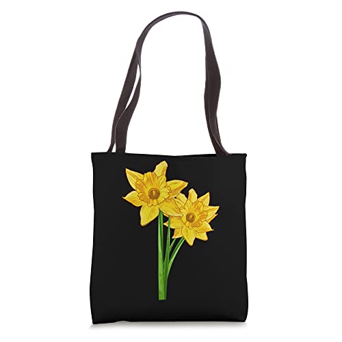 Yellow Daffodil Flowers Floral Spring Easter Garden Gift Tote Bag