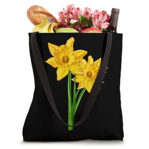 Yellow Daffodil Flowers Floral Spring Easter Garden Gift Tote Bag