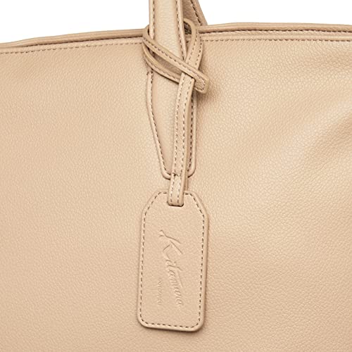 Kitamura D-0433 Semi-Shoulder Bag with Detachable PC Case, beige 50501, One Size