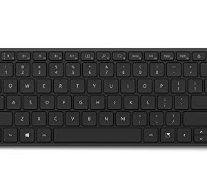 Microsoft Designer Compact Keyboard - Matte Black. Standalone Wireless Bluetooth Keyboard. Compatible with Bluetooth Enabled PCs/Mac