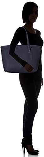 Kitamura D-0433 Semi-Shoulder Bag with Detachable PC Case, Dark Blue/White Stitching [Navy] 10901, One Size