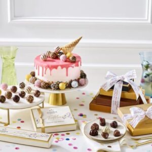 Godiva Chocolatier Assorted Chocolate Truffles Gold Gift Box, Happy Birthday Ribbon, 19-Pieces, 7.2 Ounce