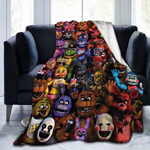 FANGAO Cirugo Cartoon Blanket Air Conditioning Blanket Ultra-Soft Micro for Couch Throw Blanket Flannel Blankets for Couch Bed Living Room 50x40''