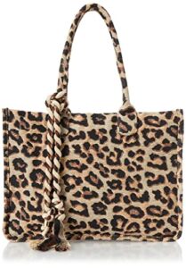 vince camuto womens orla tote, tippi leo, one size us