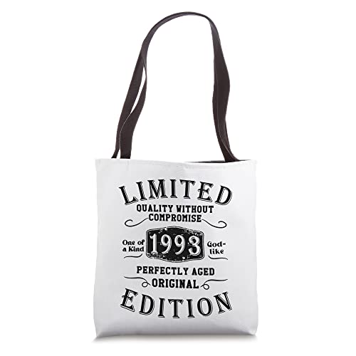 Birthday Year 1993 Limited Edition Gift Used Grunge Vintage Tote Bag