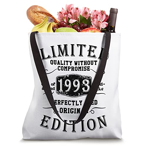 Birthday Year 1993 Limited Edition Gift Used Grunge Vintage Tote Bag